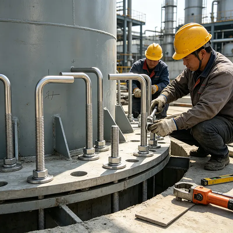 Stainless Steel L Type Foundation Bolts
